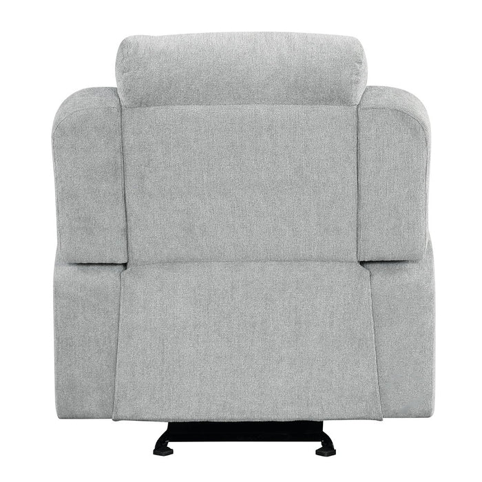 Galya - Motion Glider Recliner - Light Gray Chenille ACME