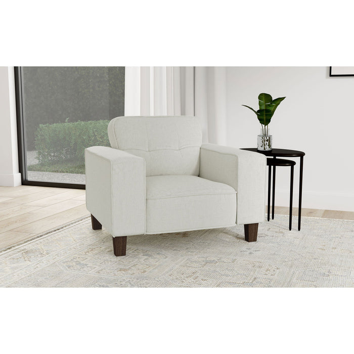 Dana - Track Arm Tufted Accent Chair Furniture Max