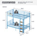 Bunk Bed, Convertible To 2 Separate Twin Size Beds & Full Length Guardrail & Ladder, No Box Spring Needed - Blue Home Essentials