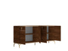 Eva - 4 Door Buffet - Dark Brown Status Italy
