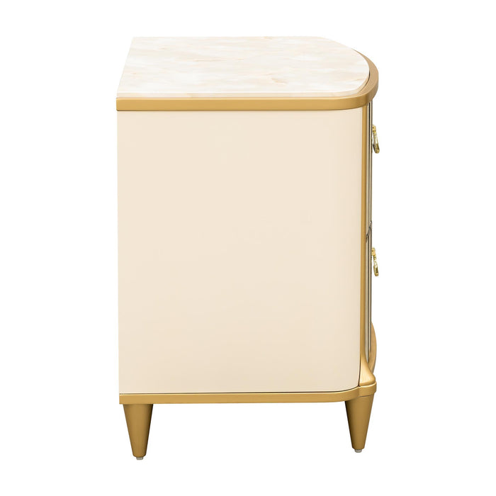Scotts Square - Nightstand - Light Champagne