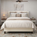 Platform Bed Frame With Tall Headboard And High Footboard Home Essentials