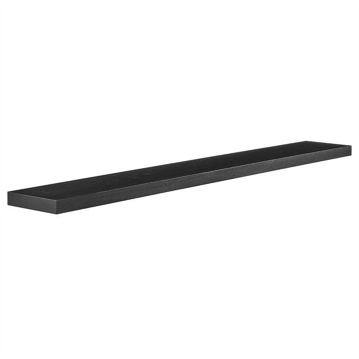 Wooden Wall Mounted Floating Shelf - Black