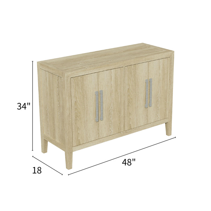 Adeline - 4 Doors Server - Natural Wood Wash Home Essentials