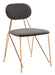 Georges - Dining Chair (Set of 2) - Gray / Gold Zuo Modern