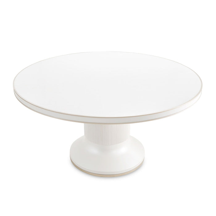 La Marisia - Round Dining Table - Creamy Pearl