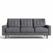 3 Seat Sofa Couch With Tufted Back Upholstered Couch For Living Room US Pride