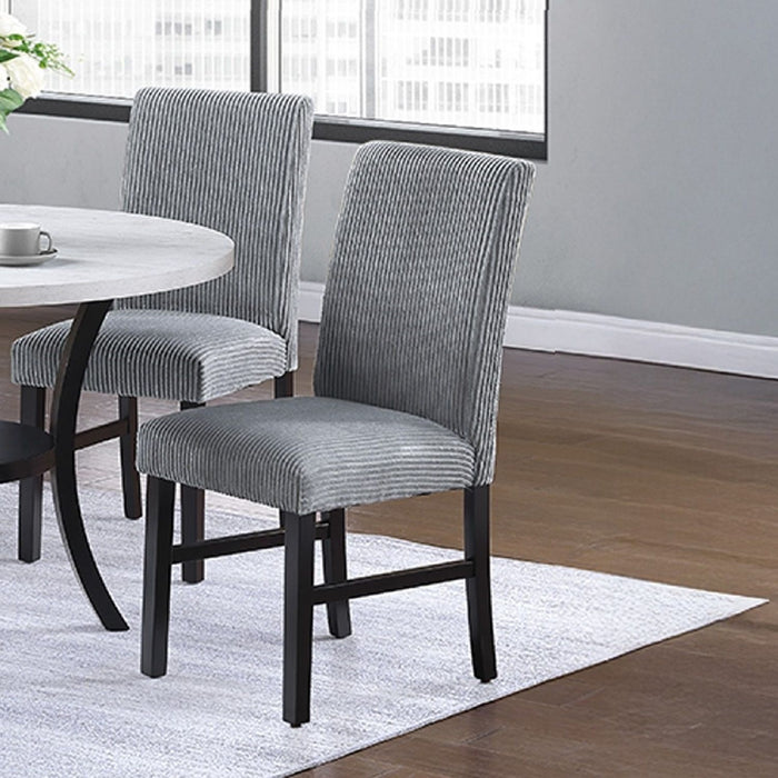 Upholstered Dining Chairs For Kitchen (Set of 2) Home Essentials