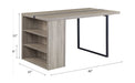 Patwin - Dining Table - Gray Oak & Black ACME