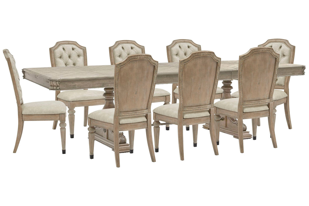 Marisol - Extendable Trestle Dining Table Set Magnussen Furniture