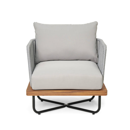 Lucca - Outdoor Acacia Wood Chair Noble House