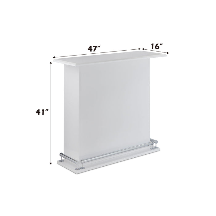 Kite - Bar Table - Gloss White Acme