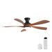 52" Ceiling Fan With 3 Color Dimmable LED Light, DC Reversible Motor, 6 Speed Settings Daily Nest