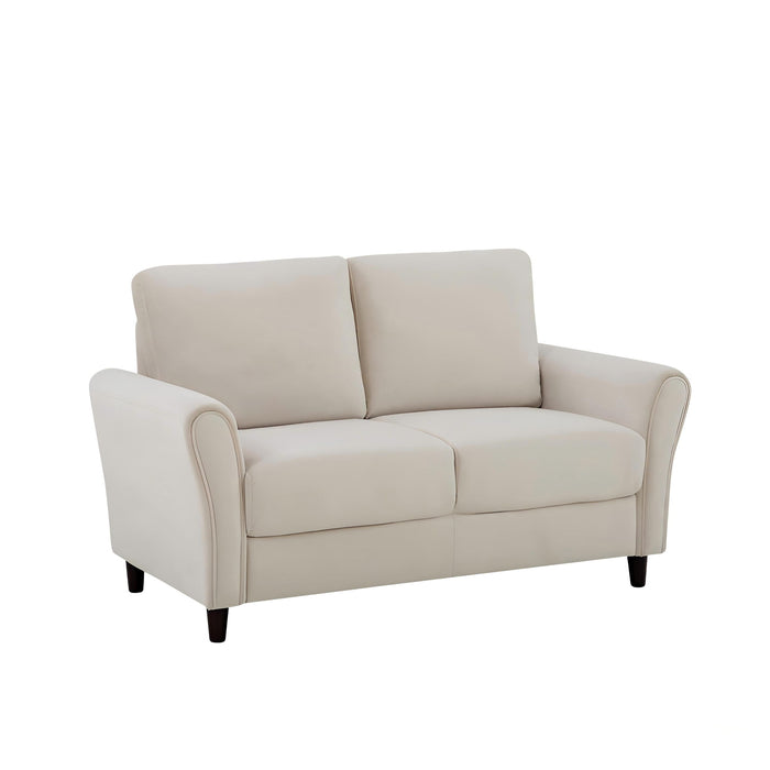 Patricia - Curved Arm Loveseat Sofa US Pride