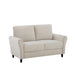 Patricia - Curved Arm Loveseat Sofa US Pride