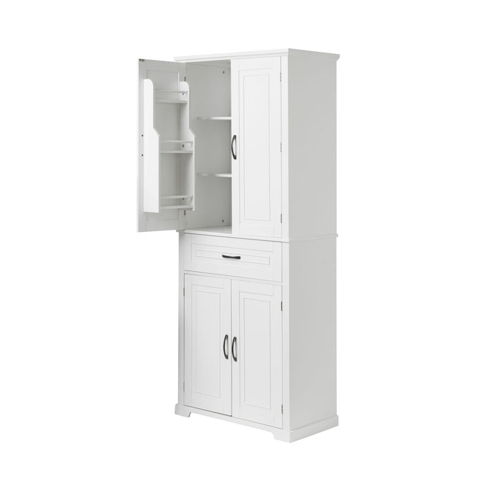 Bathroom Storage Cabinet With Doors And Drawer, Adjustable Shelf Hearth and Haven