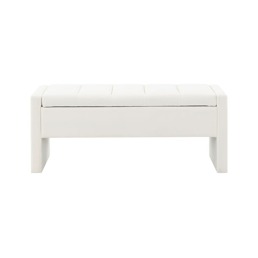 Modern Upholstered Large Bed End Bench With Storage Home Essentials