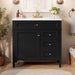 Bathroom Vanity With Sink, Rectangular Storage Cabinet & 2 Drawers And Tip Out Drawer Hearth and Haven