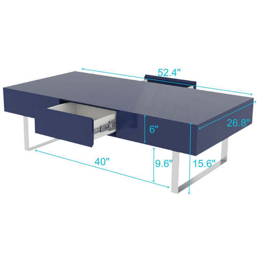 Rectangular Coffee Table With Hidden Storage Home Essentials