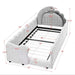 Cute Dinosaur Shaped Bed With Safety Guardrail, Toddler Frame Home Essentials