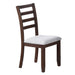 Ladder Back Design Dining Chairs (Set of 2) - Walnut Home Essentials
