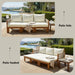Outdoor 3 Seat Patio Sunbed Hearth and Haven