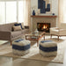 Grady - Handcrafted Square Pouf Simpli-Home