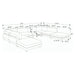 Modern Modular Sectional With Adjustable Back Support Home Essentials