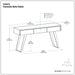 Lowry - Console Sofa Table - Oak Simpli-Home