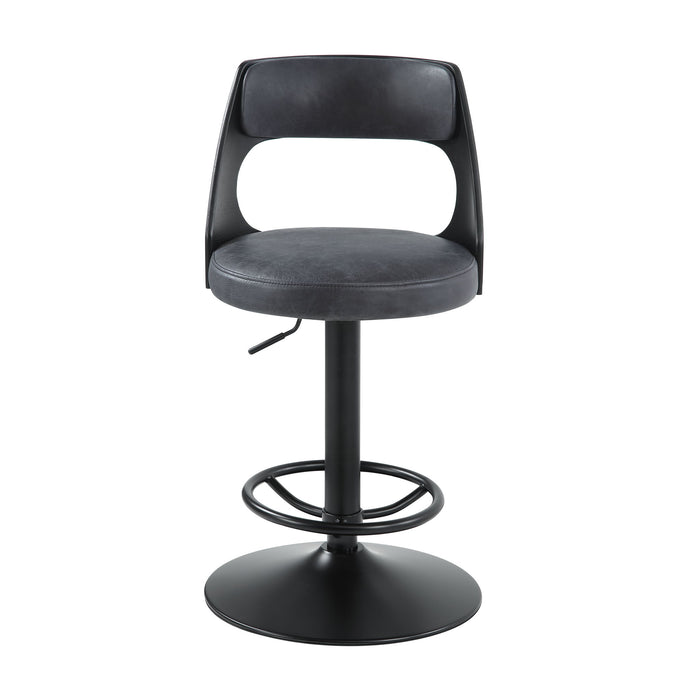 Sabi - Adjustable Stool With Swivel - Dark Brown Acme