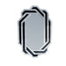 Diamond Wall Mirror - Silver Daily Nest