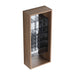 12" Wall Mounted Mirror Cabinet With Storage - Imitative Oak Home Essentials