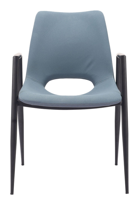 Desi - Dining Chair With Black Legs (Set of 2) Zuo Modern