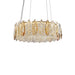 Michael Amini Lighting - Imperia 24" Wide Round Crystal LED Chandelier - Champagne Gold Michael Amini