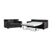 Convertible Sleeper Loveseat & Chair Set With Fold Out Mattress, Loveseat & Chair - Gray Home Essentials