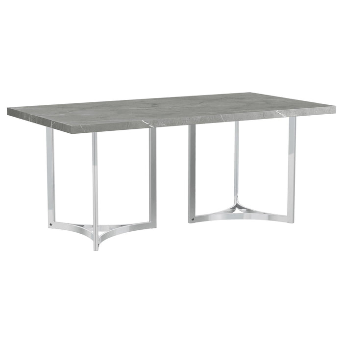 Savona - Rectangular Dining Table - Gray