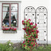Metal Garden Trellis Rustproof Trellis For Climbing Plant Outdoor Flower Support Daily Nest