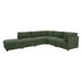 Reversible Modular Sectional & Custom Configuration And Premium Upholstery - Dark Green Home Essentials