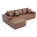 L - Shaped Corner Chaise Sofa Bed Home Essentials