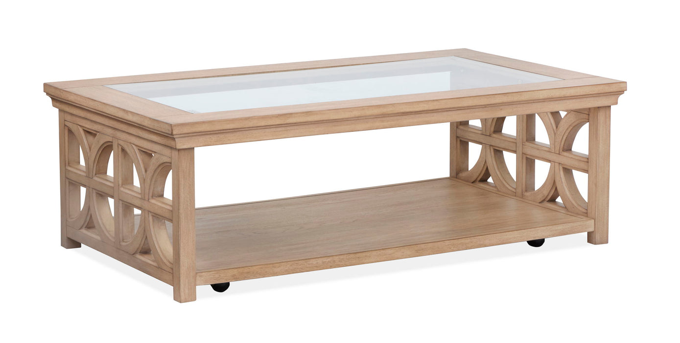 Coventry - Rectangular Shelf Cocktail Table Set Magnussen Furniture