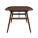 Miller - 78" Dining Table Base - Walnut New Classic