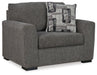 Gardiner - Chair And A Half - Pewter Signature Design by Ashley®