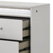 Glam - 2 Drawer Nightstand With LED Lighting - White Matrix Furniture Group