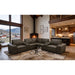 Upholstered Large Arms Sectional With Recliner Seats Home Essentials