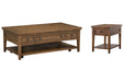 Bay Creek - Rectangular Cocktail Table Set Magnussen Furniture