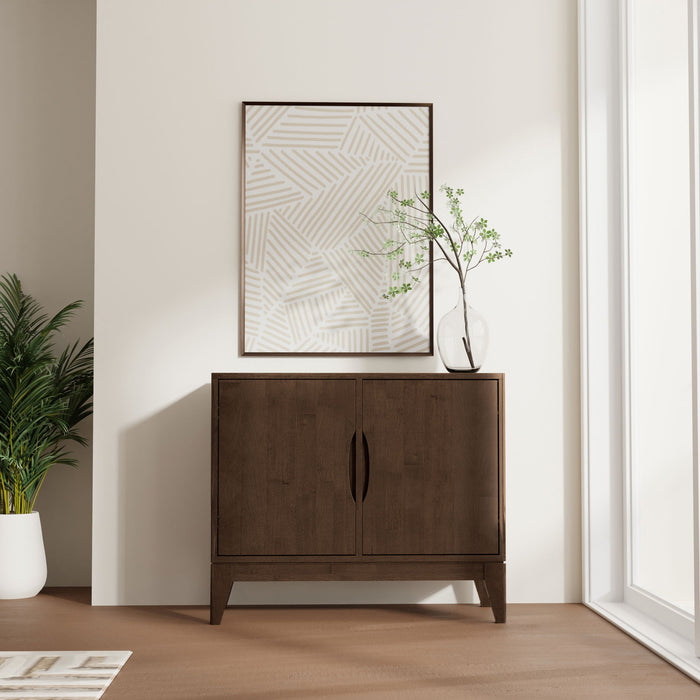 Harper - 2 Door Sideboard Buffet - Walnut Brown Simpli-Home