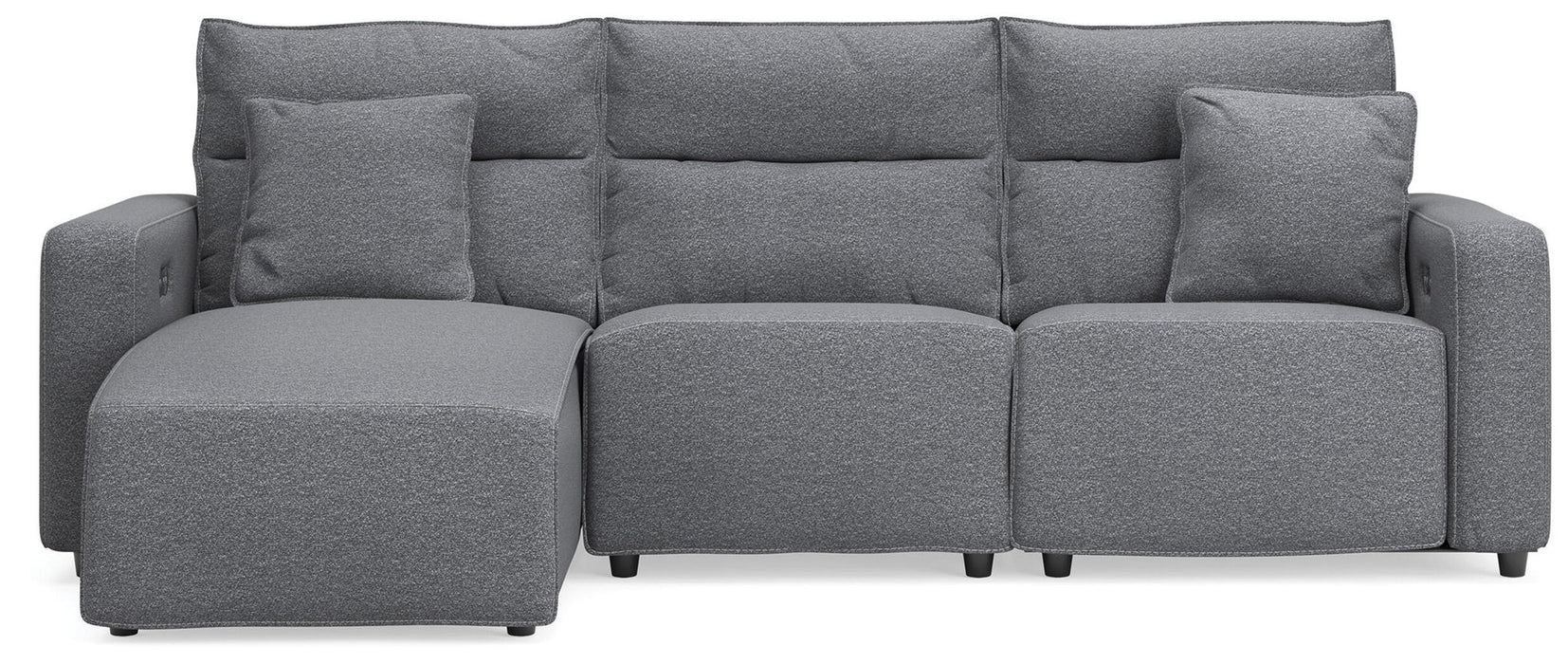 Modmax II - Reclining Sectional - Salt And Pepper Signature Design by Ashley®