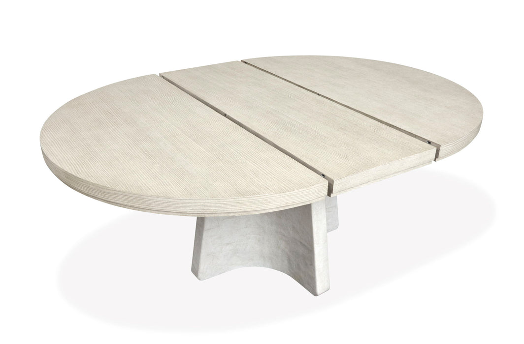 Lorelei - Extendable 54" Round Dining Table - Misty Cloud Magnussen Furniture