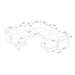 Modular Sectional With Custom Configuration Home Essentials
