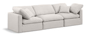 Indulge - Linen 3 Seat Modular Sofa Meridian Furniture